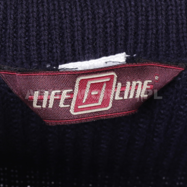 Golf Sweter Z Zamkiem Life Line Granatowy Oryginał Nowy