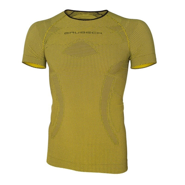 Men's T-shirt 3D Bike PRO Brubeck Yellow