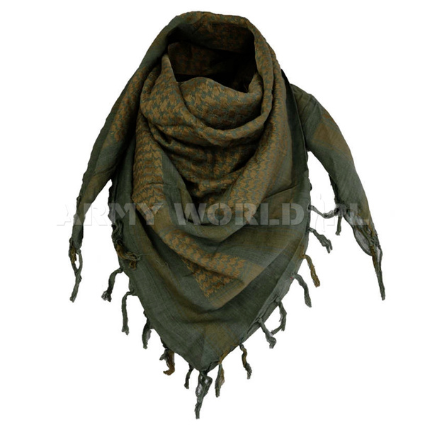 Arafatka Wojskowa Holenderska Shemagh Shawl NFP Mono Olive Oryginał Demobil DB