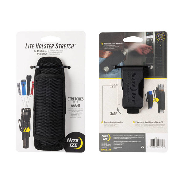 Lite Holster Stretch Nite Ize Black