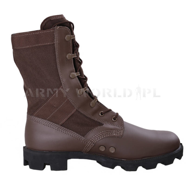 Buty Wojskowe US ARMY Jungle Combat Spike Protective Wellco Brązowe Oryginał Demobil BDB