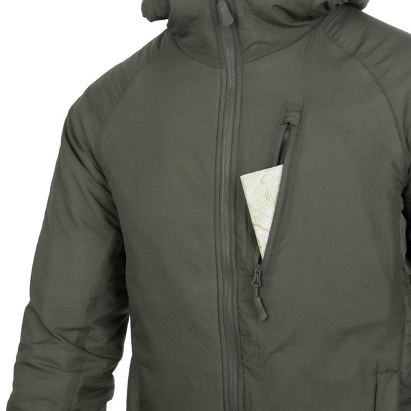 WOLFHOUND Hoodie Jacket Climashield Apex 67g Helikon-Tex Alpha Green