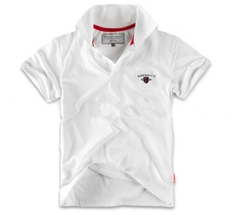 Koszulka Polo Classic Division Doberman's Aggressive Biała Nowa