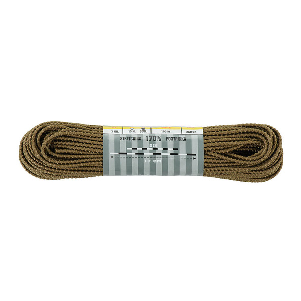 Linka Paracord Shock-Cord 3 mm Dragon Skin 30m M-Tac Coyote (51582005)