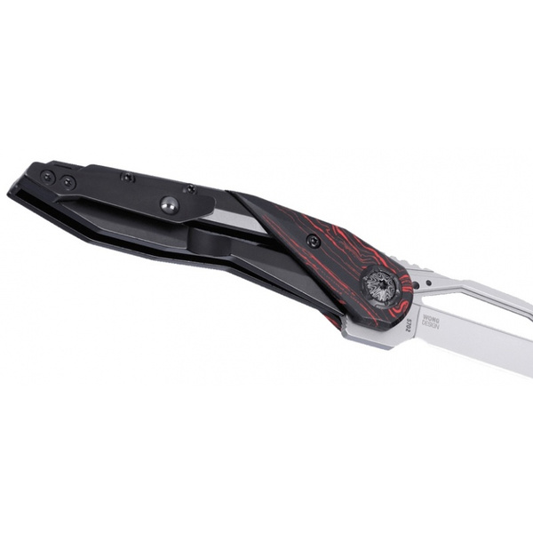 Nóż Składany CRKT Nucleus Czarny/Czerwony 5702