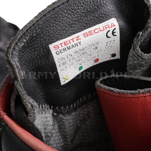 Buty Strażackie Steitz Secura Fire Fighter Wojskowe Oryginal Demobil BDB