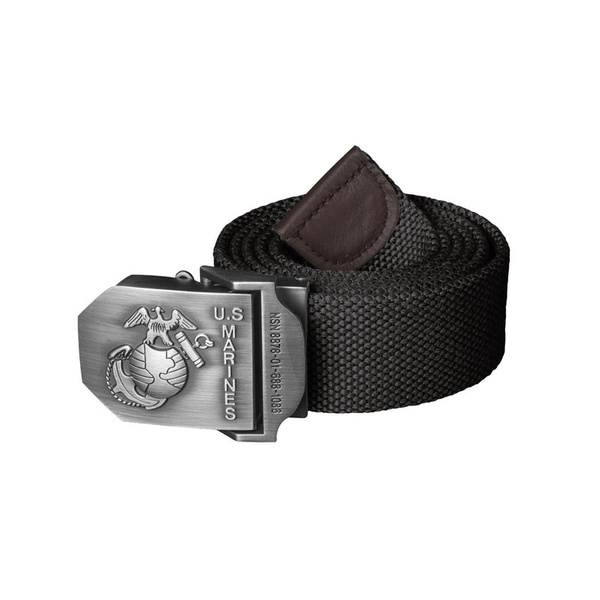 Webbing Belt Polyester US MARINES Black (PS-USM-PO-01)