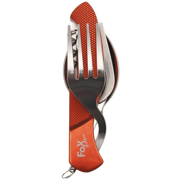 Cutlery Set 6 in 1 Red Fox Outdoor