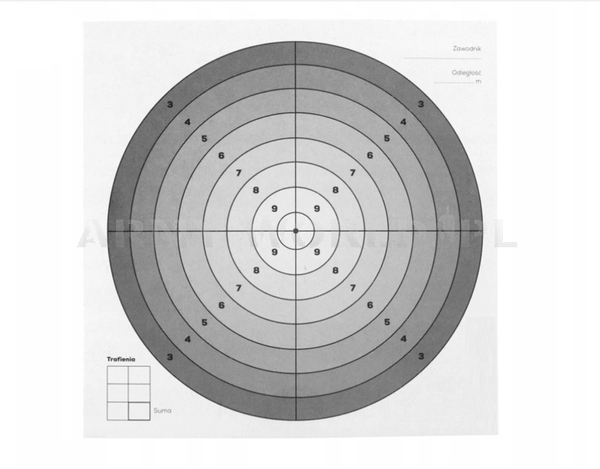 Shooting Targets 14 x 14 cm 100 Pieces