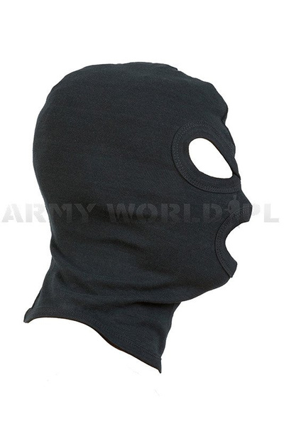 Cotton 3-hole balaclava Mil-tec New Model Black