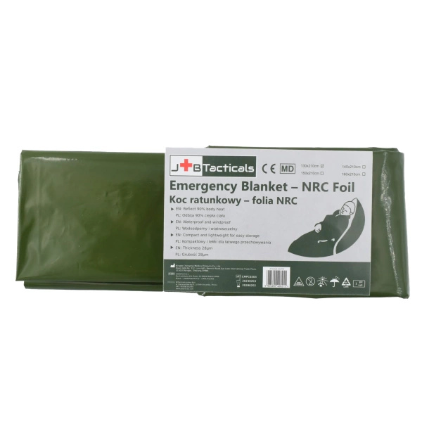 Koc Ratunkowy Folia NRC 130×210 cm JB Tacticals