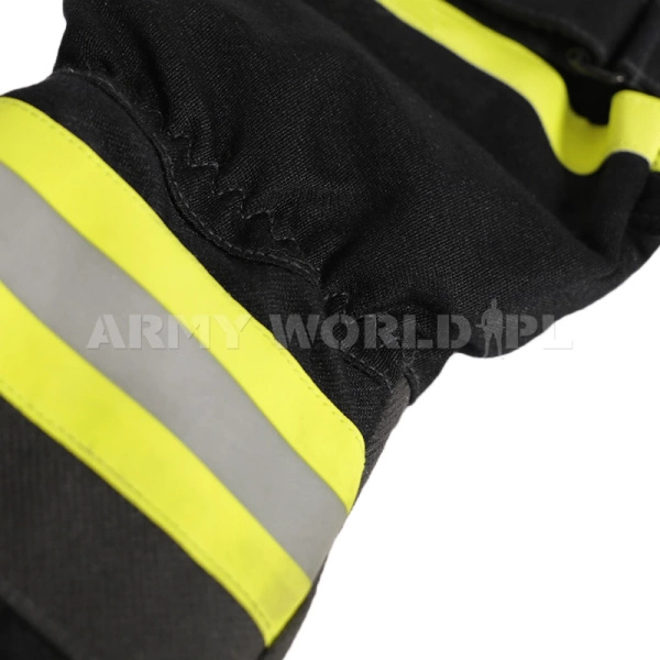 Rękawice Wojskowe Strażackie Lion BW Seiz Czarne Oryginał Demobil DB