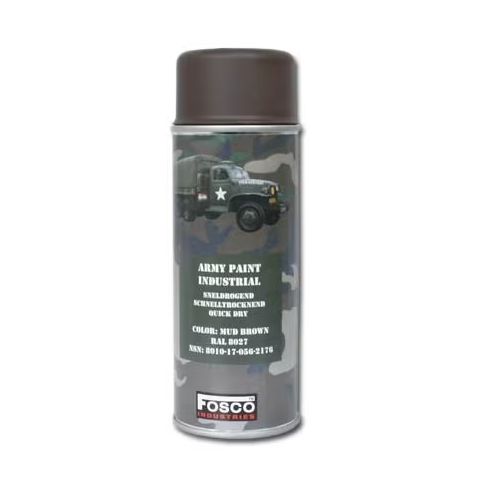 Farba Maskująca / Spray Do Broni 400 ml FOSCO Ral 8027 Mud Brown