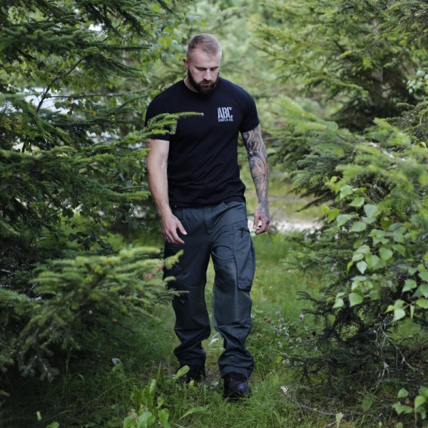 Spodnie Techniczne Jednostki Specjalnej Bundeswehr Trudnopalne TEA Szare Oryginał Demobil BDB