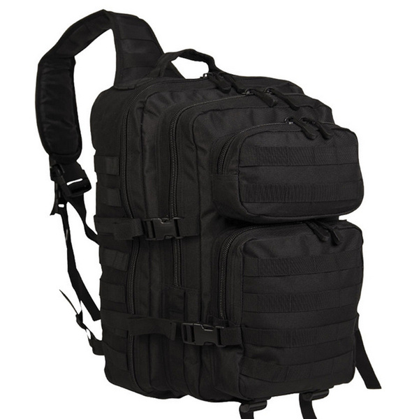 One Strap Backpack US Assault Pack LG Black New 14059202 black BACKPACKS I BAGS I POCKETS Backpacks One shoulder backpacks Military shop ArmyWorld.pl