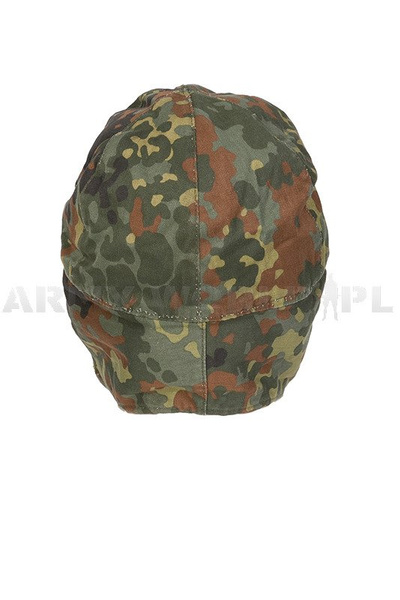 Military Ushanka Cap Bundeswehr Flecktarn Genuine New