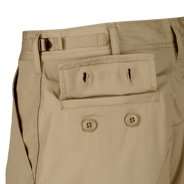 Bermuda Shorts BDU Type Helikon-Tex Ripstop Khaki (SP-BDK-CR-13)