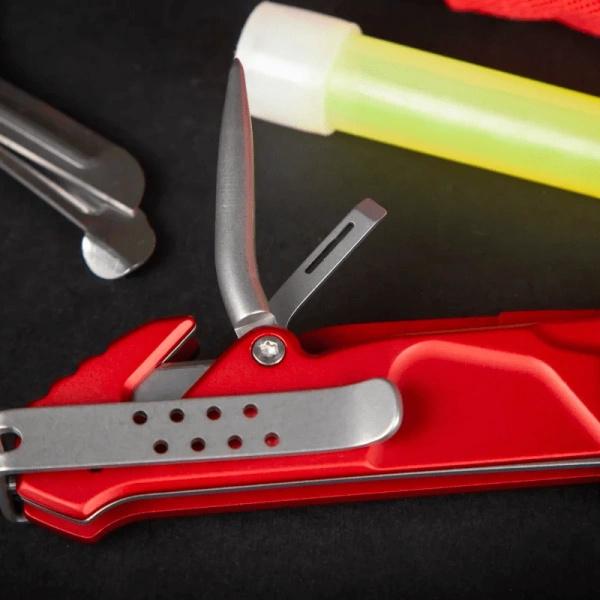 Nóż Składany T9111 Rescue Extrema Ratio Czerwony