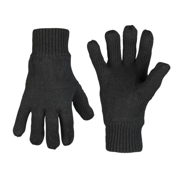 Woolen Gloves Thinsulate  Mil-tec Black New