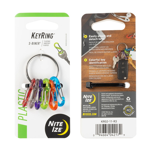 Organizer Do Kluczy KeyRing S-Biner® Nite Ize (KRG2-11-R3)