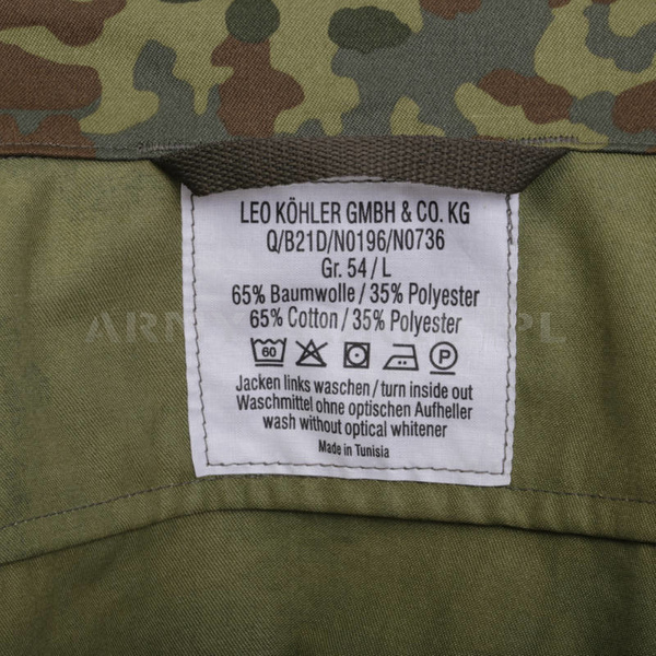 Bluza Wojskowa Bundeswehr KSK EINSATZKAMPFBLUSE Leo Köhler Flecktarn (211)