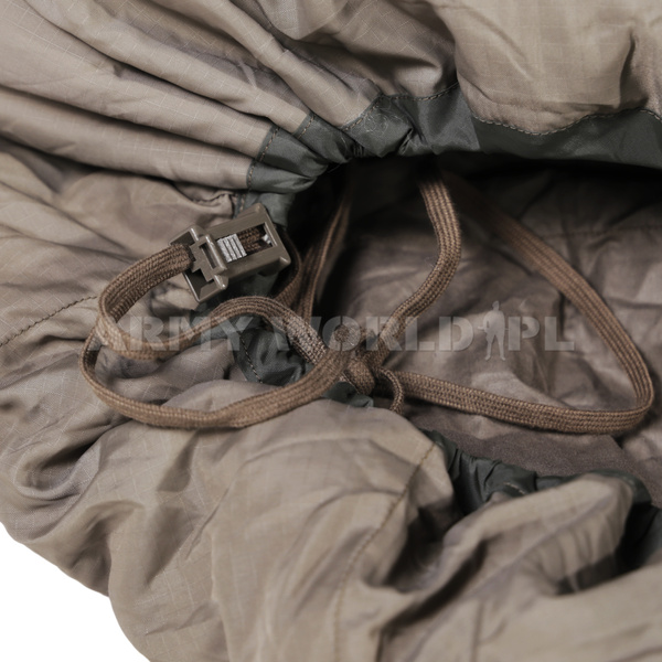 Śpiwór Puchowy Bundeswehr Mumia Volker Calesta Olive Oryginał Demobil BDB