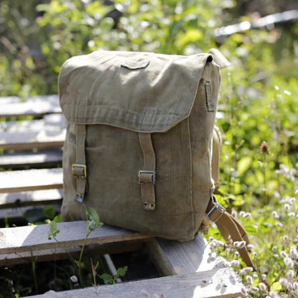 Plecak Holenderski Brezentowy Coyote Oryginał Demobil BDB