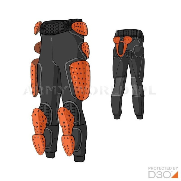 Komplet Ochronny Pant Xtreme Pro – D3O Xion Bluza + Spodnie Szare Oryginał Nowy