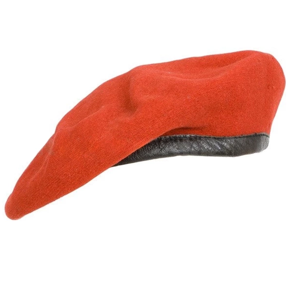 Military Beret Bundeswehr Coral-coloured Original Demobil 