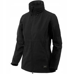 Kurtka Damska Helikon-Tex Gunfighter Shark Skin Windblocker Czarna (KU-WWH-NL-01)
