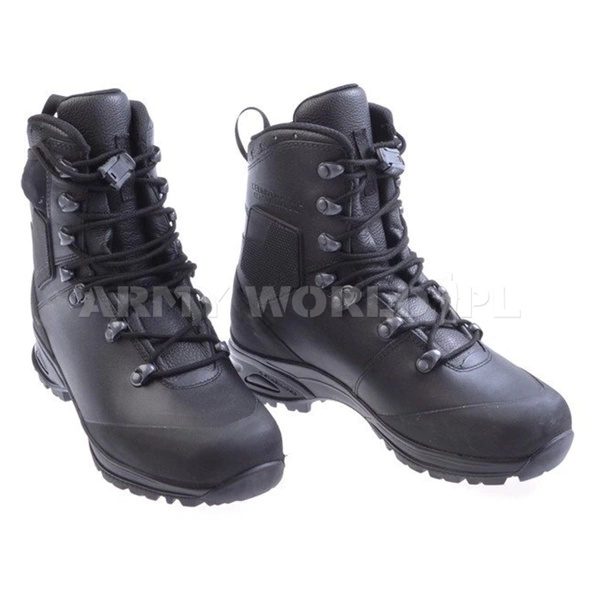 Buty Wojskowe Holenderskie Haix Laars Gevecht Natweer Gore-Tex Czarne Demobil DST