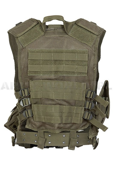 Tactical Vest USMC with handgun holster and with LC2 belt  Oliv New