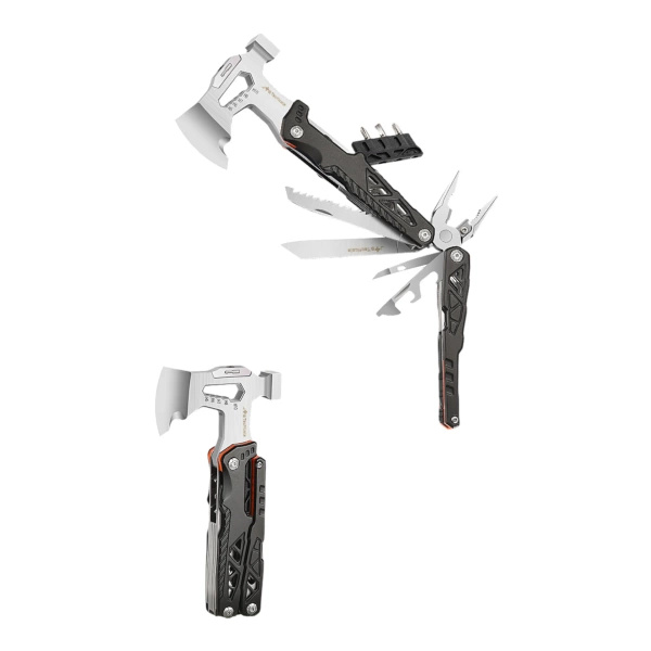 Multitool Taktyczny 24w1 z Siekierką JB Tacticals Czarny (JB-11)