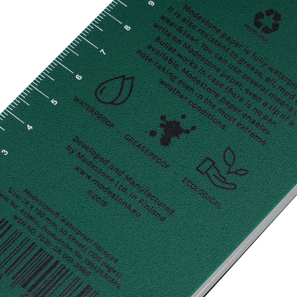 Notes Wodoodporny 76 x 130 mm Modestone AnyWeather Olive (A13MIL)