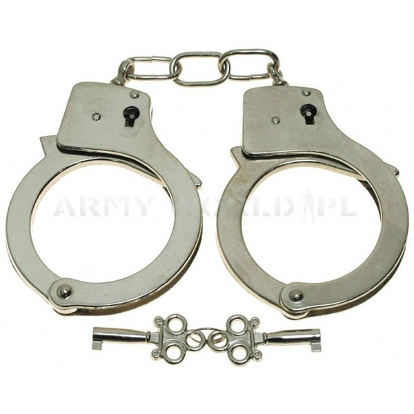 Steel Chain Handcuffs MFH Chrome