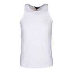 Podkoszulek Bawełniany Tank Top Bodu Gładki Life Line Biały Powystawowy