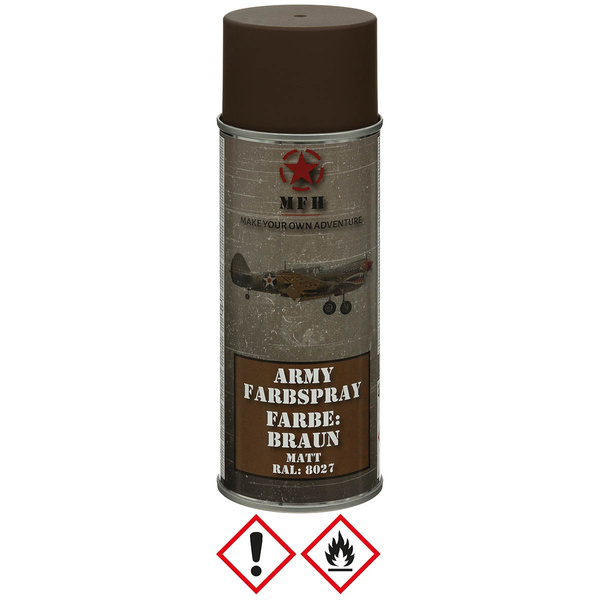 Farba Maskująca / Spray Do Broni 400 ml MFH Mat Brown (27375G)