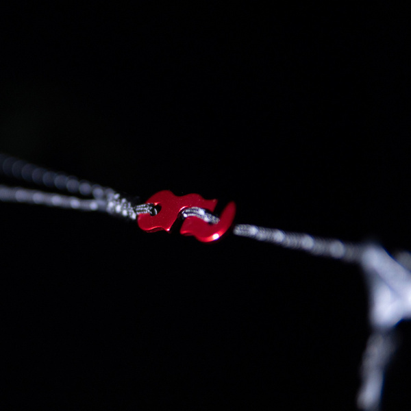 Zawiesia Reflective Black Silk 10 m Do Tarpa TigerWood Czarny