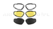 Set Of Ballistic Goggles Lenses ESS ADVANCER V12 Genuine Military Surplus Used Very Good Condition