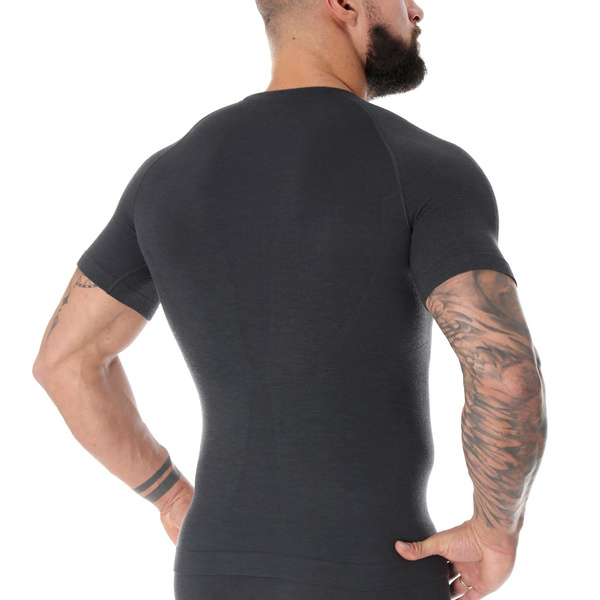 Men's Thermoactive T-shirt ACTIVE WOOL Brubeck Graphite