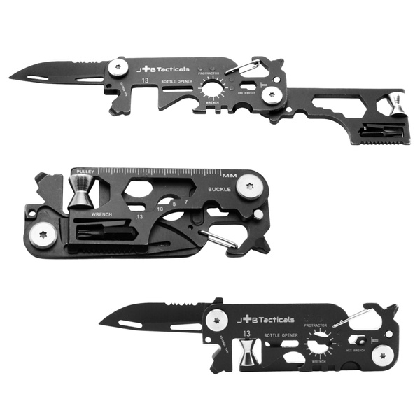 Multitool JB-09 17w1 + Etui JB Tacticals Czarny