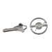 Karabinek Na Klucze Medallion Key Carabiner Stalowy Nite Ize Srebrny (MKC-11-R3)