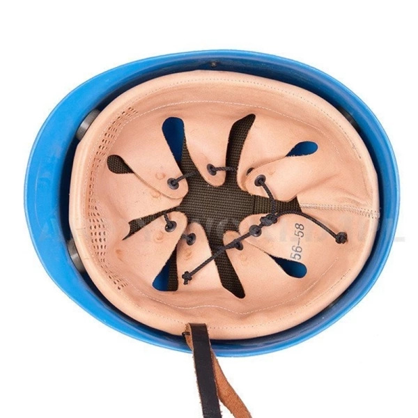 Hełm Wojskowy  Austriacki Garnizonowy Niebieski Oryginał Demobil BDB