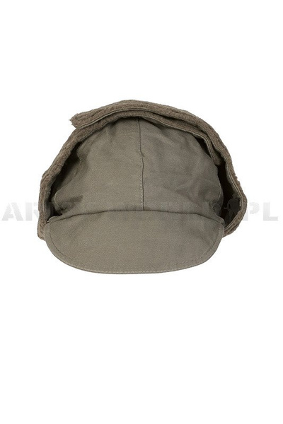 Military Ushanka Cap Bundeswehr Olive Original New