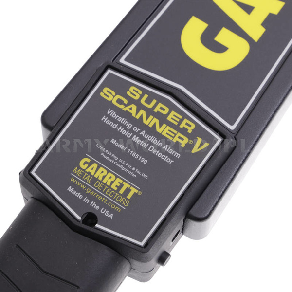 Ręczny Detektor Metalu Garrett Super Scanner V Oryginał Nowy