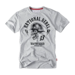 T-shirt National Rebel D.R Doberman's Aggressive Grey Nowy 