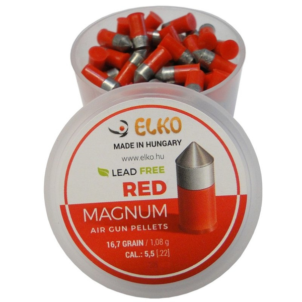 Steel-Teflon Airgun Pellets Red Magnum Elko 5,5 mm 40 pcs.