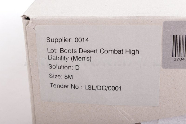 Haix British Army Boots Combat High Liability Solution D Desert New II Quality