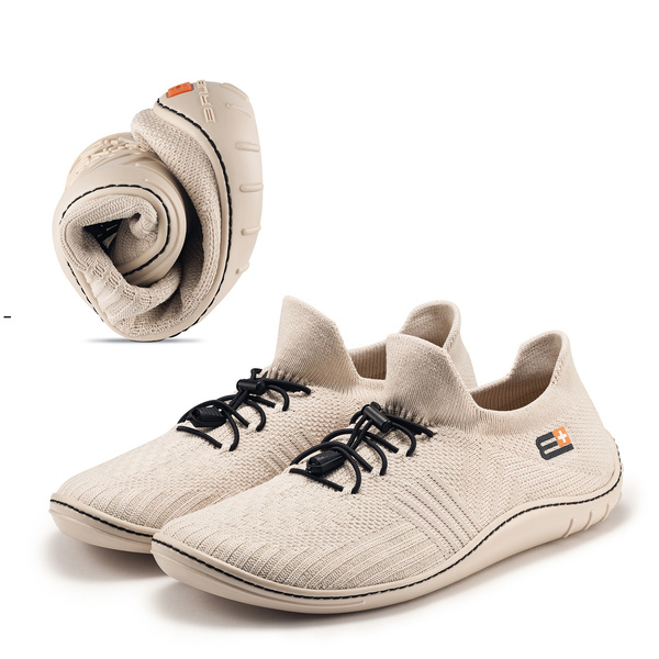 Buty Męskie Barefoot Merino Brubeck Kremowe (SH5001M)