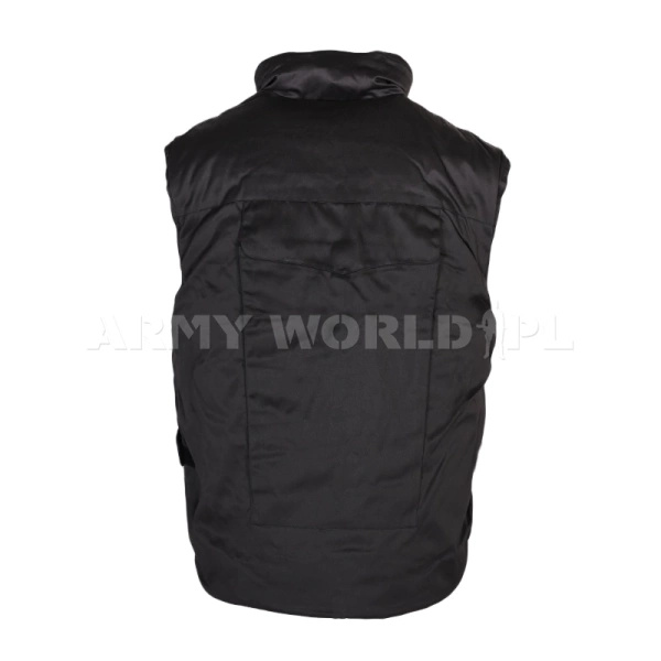 Bezrękawnik Vest Ziegler's Z Kieszeniami Czarny Używany BDB